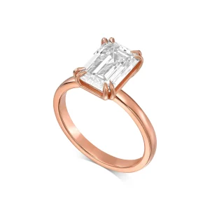 Emerald Ring-Rose Gold