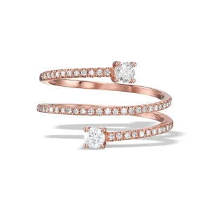 Spiral Ring-2 - Rose Gold