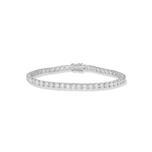 Tennis Bracelet - 6 Carats-white gold