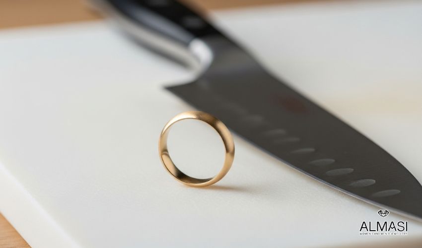 What is the Only Jewelry Allowed When Preparing Food and plain wedding ring is it allowed