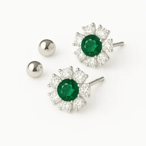 Diana Emerald Earrings