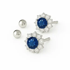 Diana Sapphire Earrings