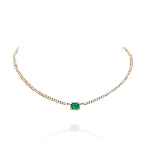 Zambia Emerald Necklace